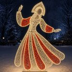 Световая фигура Русская красавица
