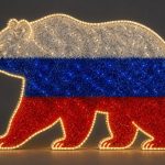 Световой медведь Россия