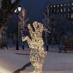 Заяц на задних лапах