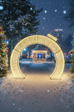 Арка «Новогодний шар»