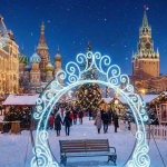 Плоская арка «Снегурочка»